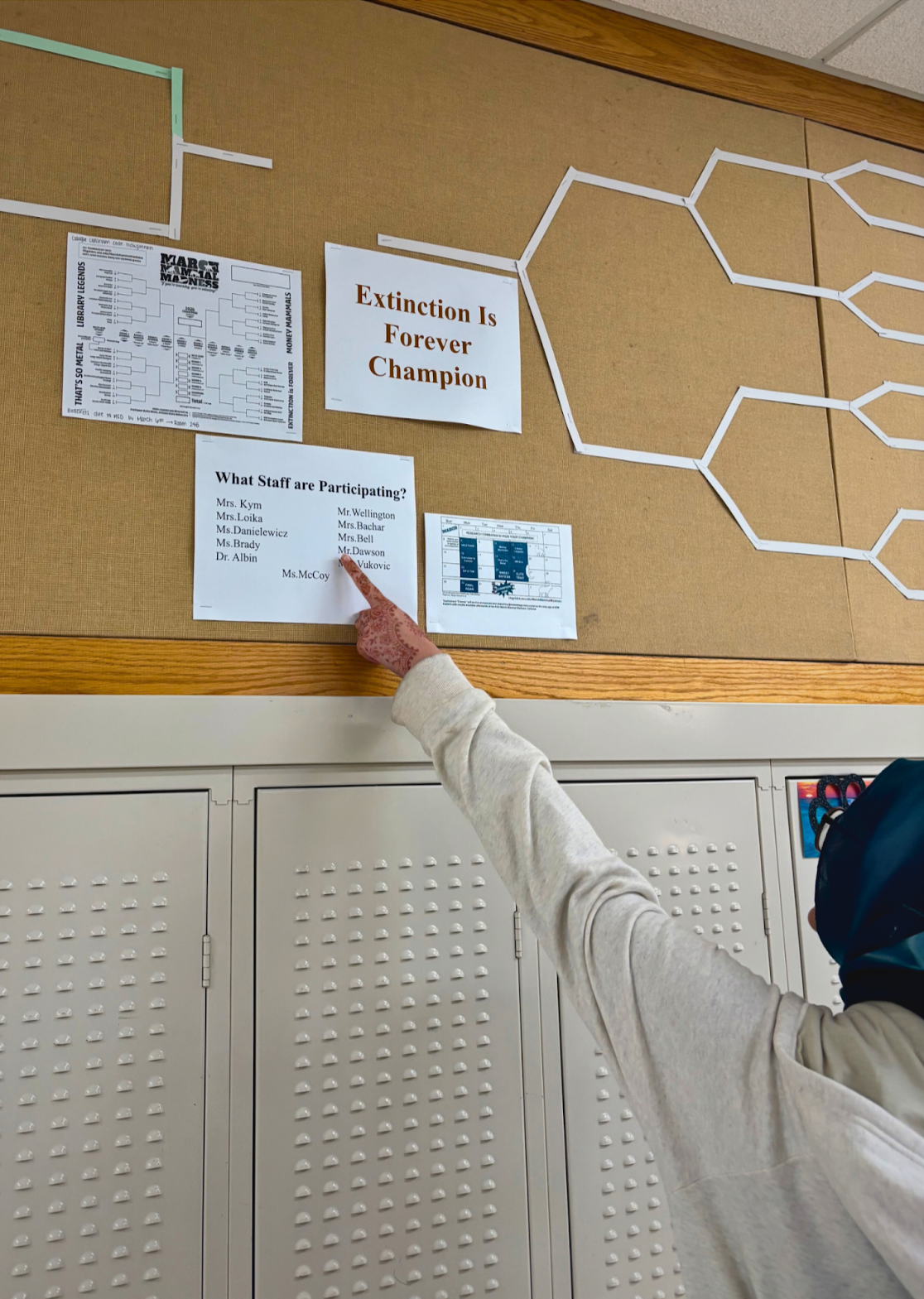 A fun, school activity—no money on the line, yet the gamble is still real.