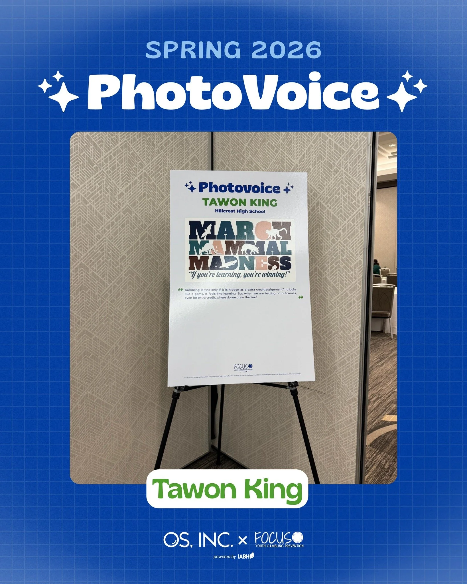 Meet Tawon, an OS, Inc. Youth Advocate and Spring 2026 PhotoVoice participant!

PhotoVoice project puts cameras in the hands of youth and encourages them to document how they are directly impacted by issues and conditions in their community.