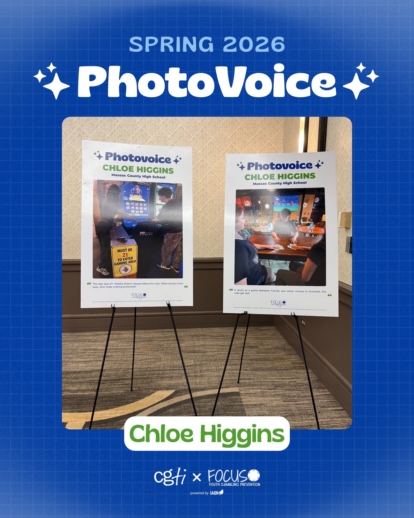 Meet Chloe, a CGTI Teen Ambassador and Spring 2026 PhotoVoice participant!

PhotoVoice project puts cameras in the hands of youth and encourages them to document how they are directly impacted by issues and conditions in their community.