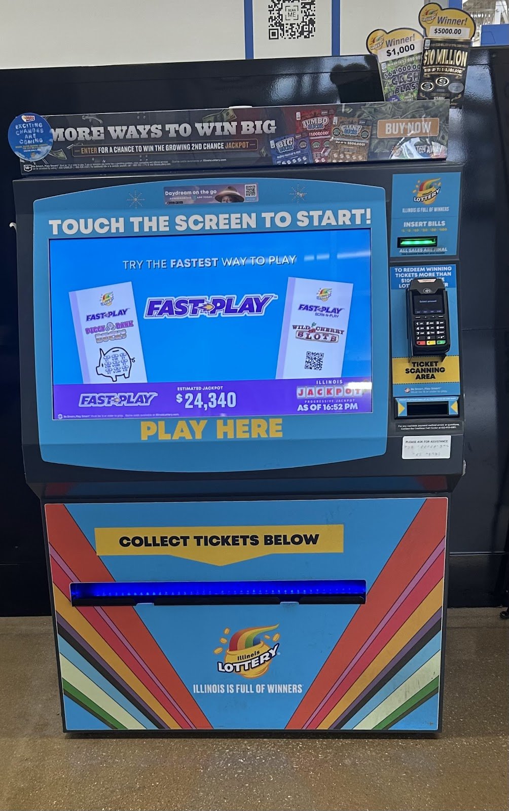 Lottery machines are easily accessible at local grocery stores and don’t require ID verification. High schoolers and young individuals openly and freely participate in my community at these lottery kiosks!