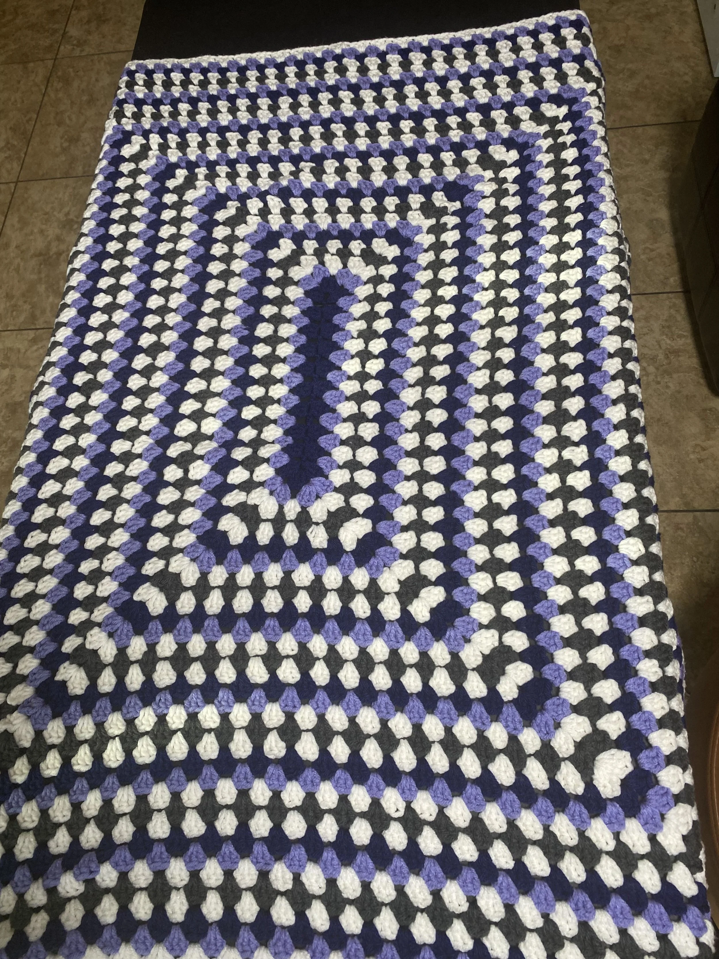 Periwinkle Decorative Throw