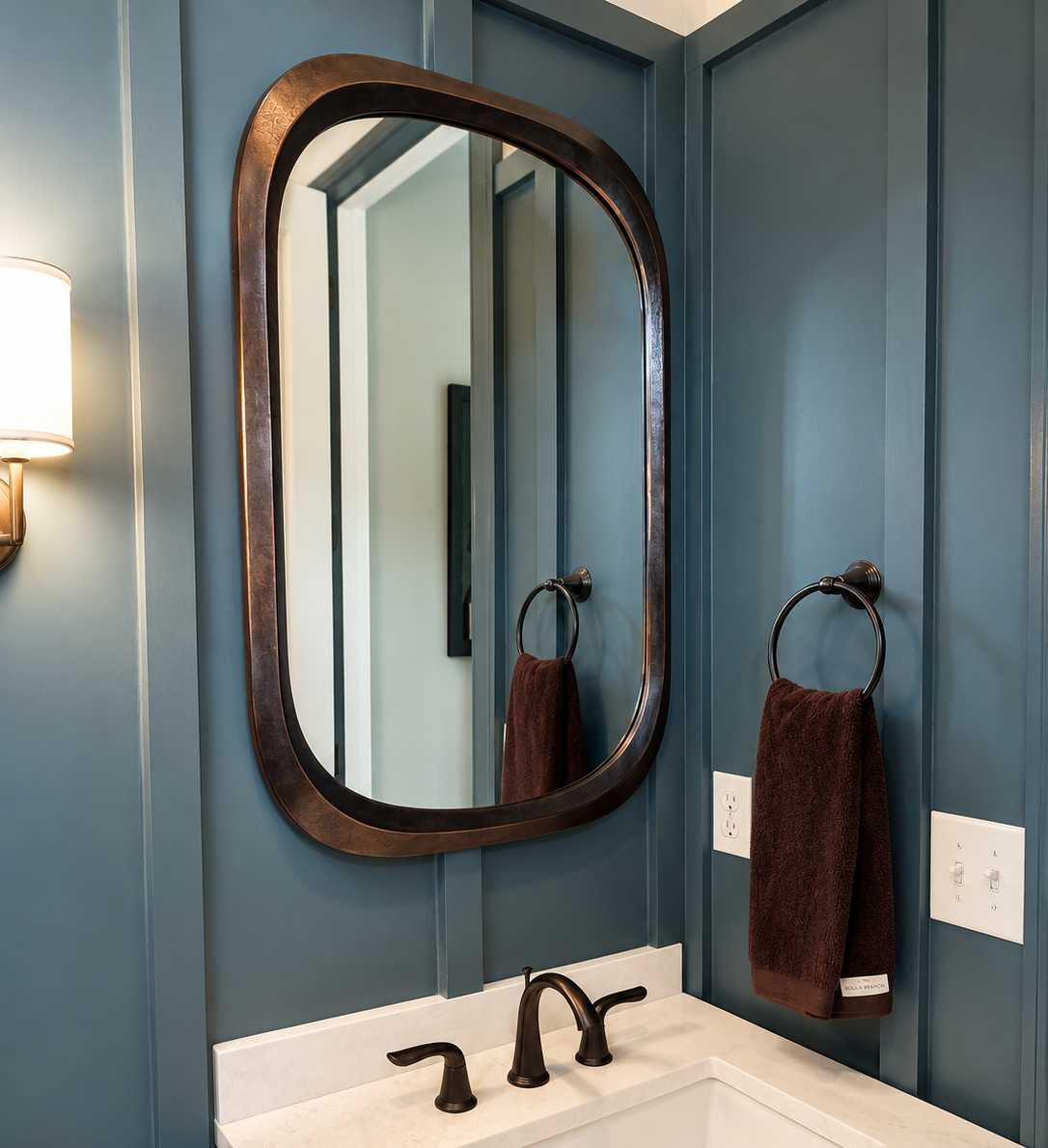 bathroom hardware, shower rod install, mirrors, charleston, kiawah, mt pleasant, interior design