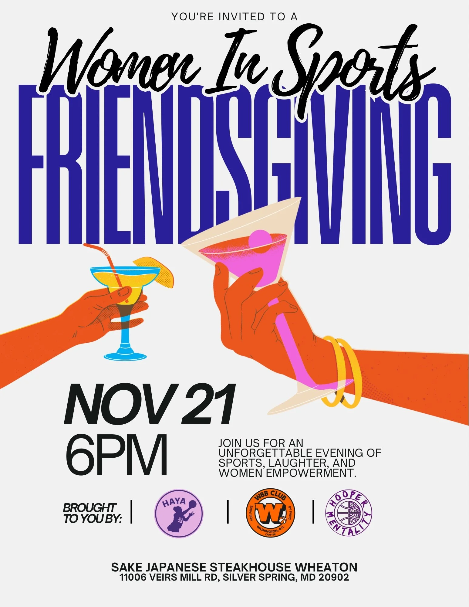 Women in Sports Friendsgiving