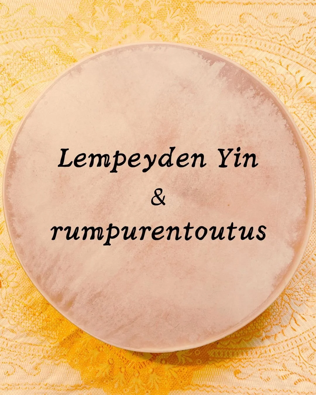 Tammikuussa jatkuu yin jooga &amp; rumpurentoutukset!✨

Lunasta paikkasi verkkokaupasta (linkki biossa) tai laittele mulle viesti&auml;, niin jaan sinulle maksulinkin.❣️

🗓️7.1. Klo 18-19:30
🗓️14.1. Klo 18-19:30
📍Mets&auml;n syli, Mussalon Savotas