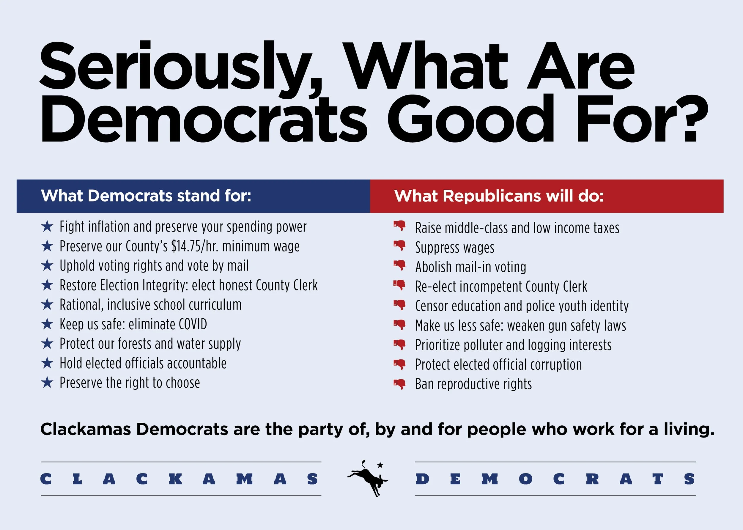 What Democrats Stand For