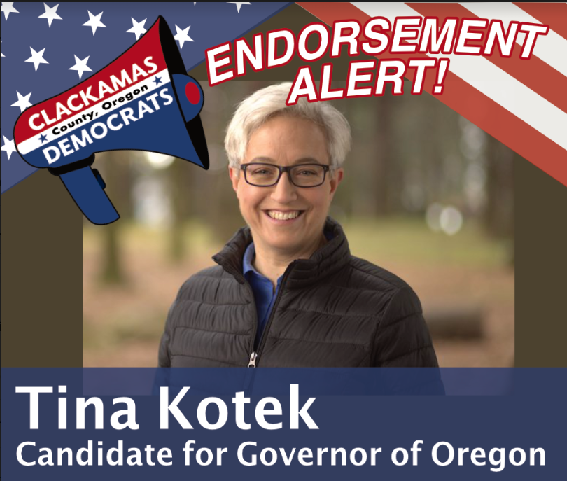 Clackamas County Democrats’ Endorsements for 2022 Midterm Elections