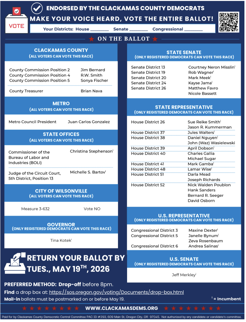 2026 slate card