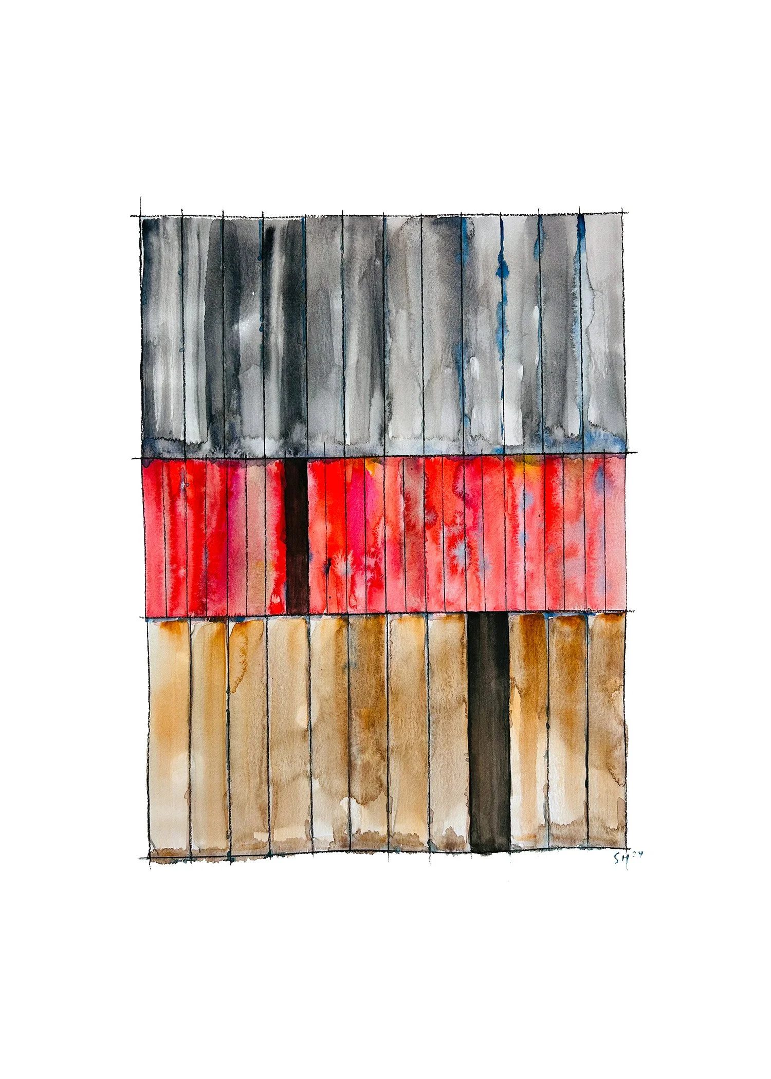 LAYERED (2024)
15x19 Watercolor/Ink 