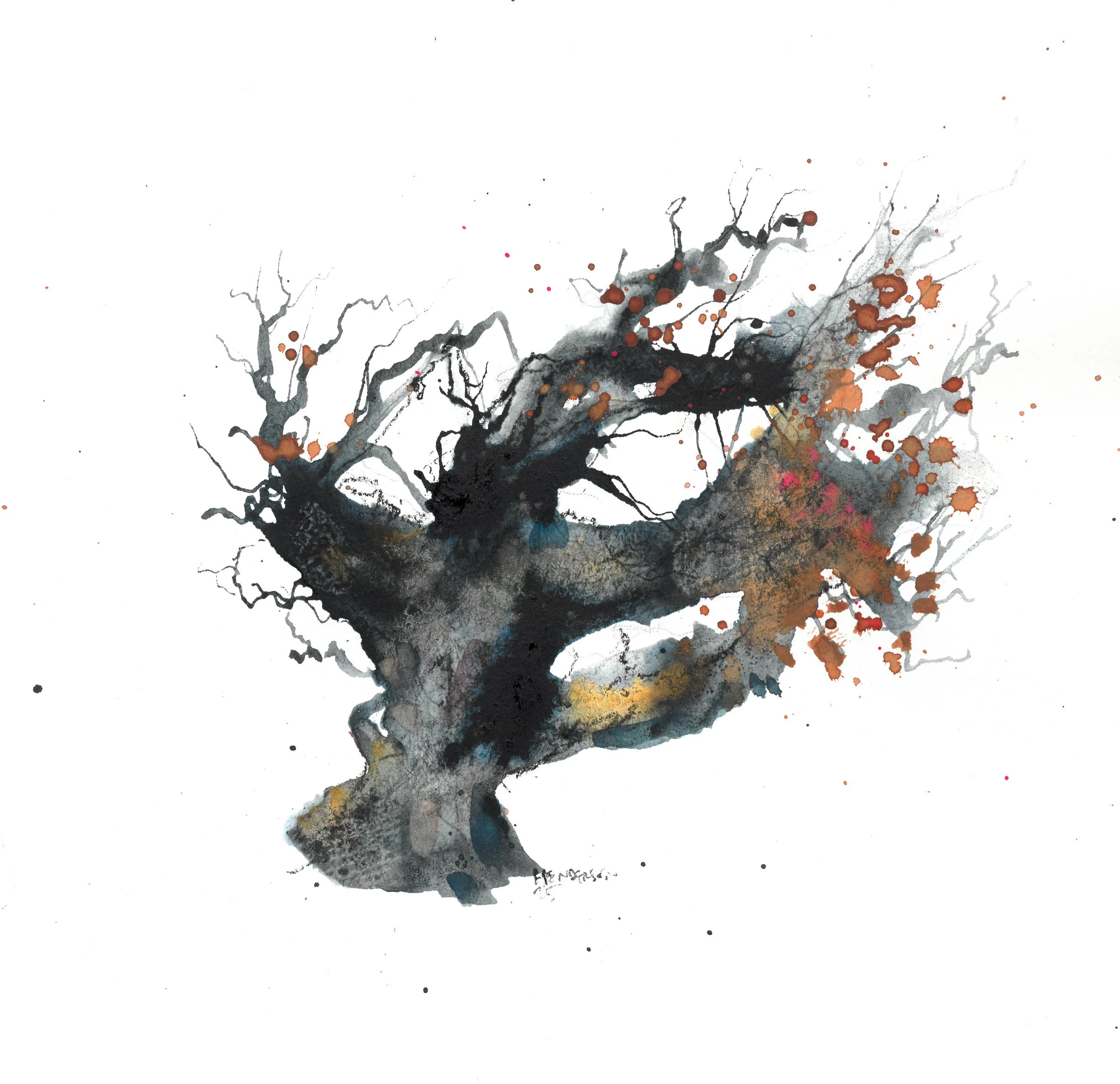 ENDURING (2025)
10x10 Watercolor/Ink 
