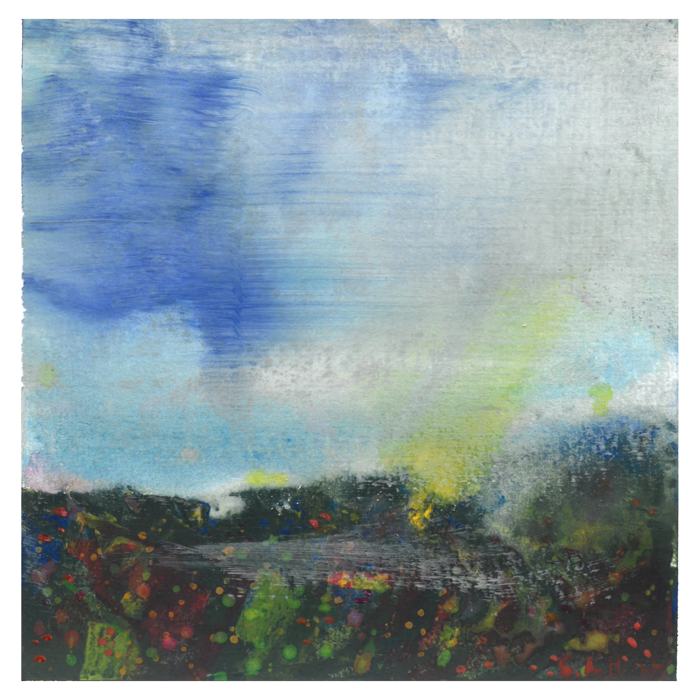 EMERGENCE_3 (2026)
6x6 Watercolor  
*on display June 13 - August 15, 2026 at the AFTS Gallery, Springfield, MA