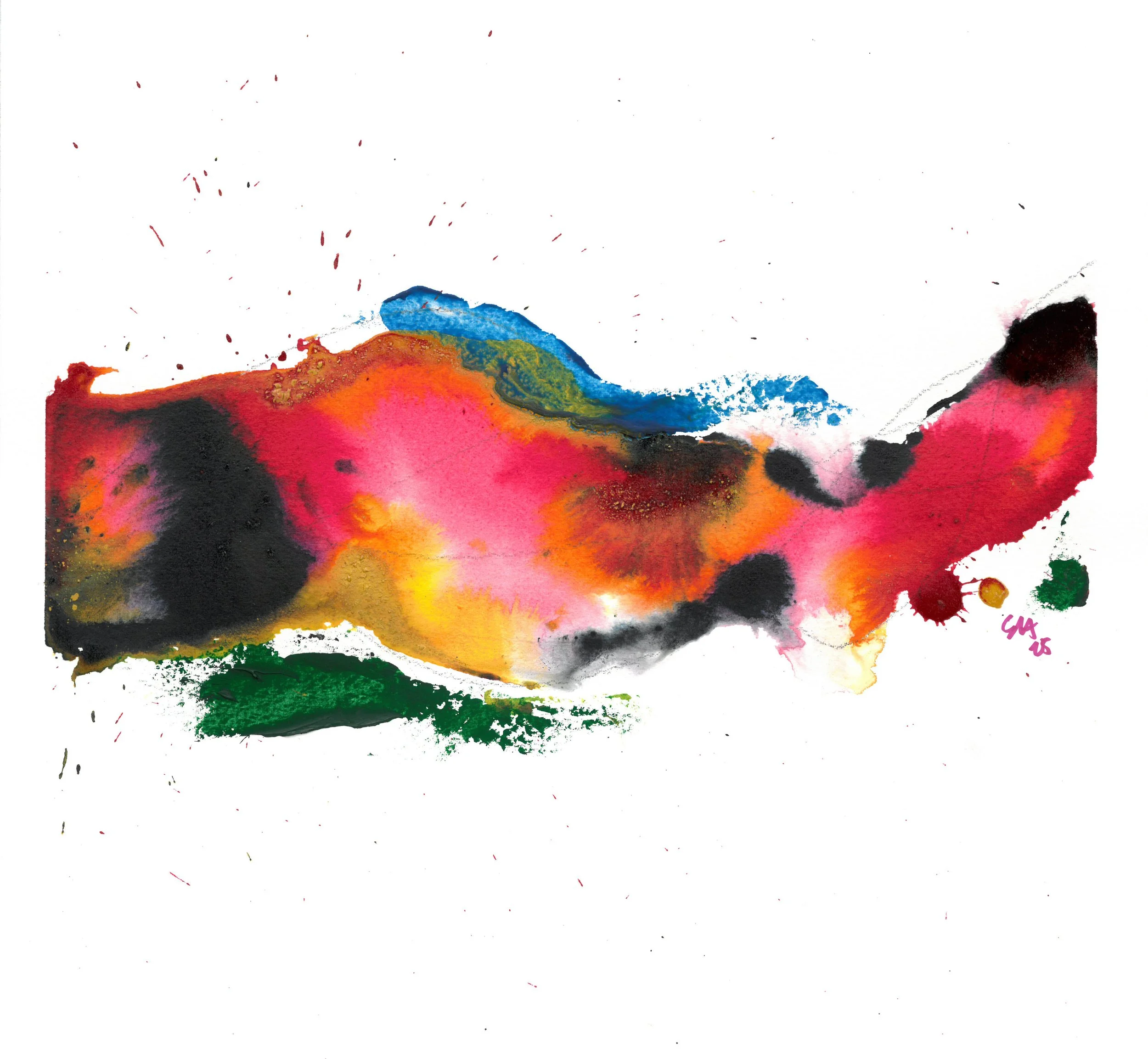REVERIE (2025)
10x10 Watercolor/Ink 