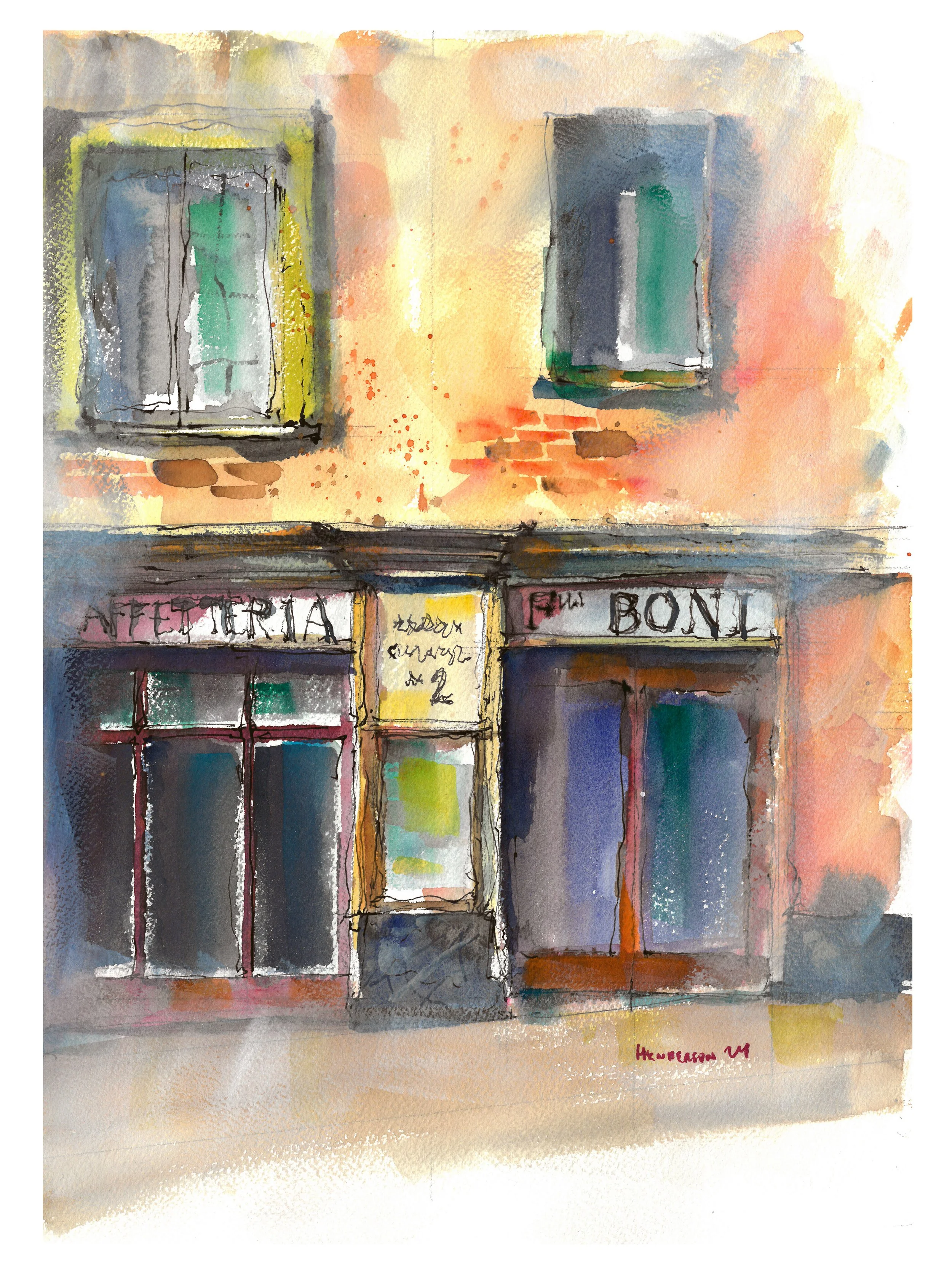 EDICOLA (2025)
11x14 Watercolor/Ink 