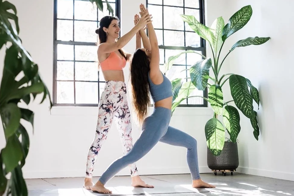 Mila Rybakova Eppler teaching private yoga