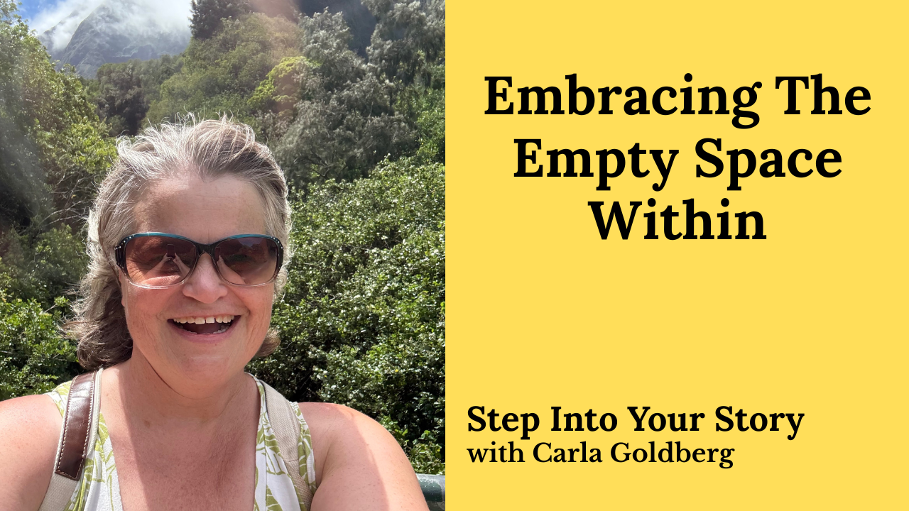 Embracing the empty space within podcast link