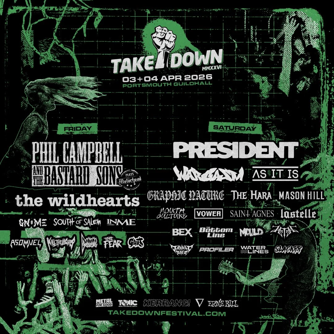 TAKEDOWN FESTIVAL Announces As It Is, WARGASM, Vower &amp; More for 2026