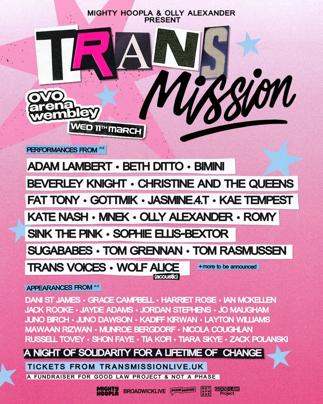 Trans Mission: 2026 Charity Concert Announced in London