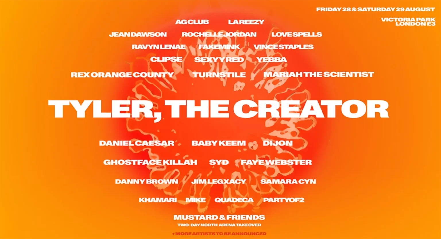 ALL POINTS EAST ANNOUNCES TYLER. THE CREATOR