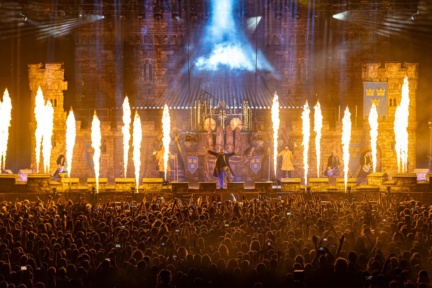 SABATON PERFORMING AT MOTORPOINT ARENA, NOTTINGHAM PHOTOCREDIT: ABBI DRAPER-SCOTT