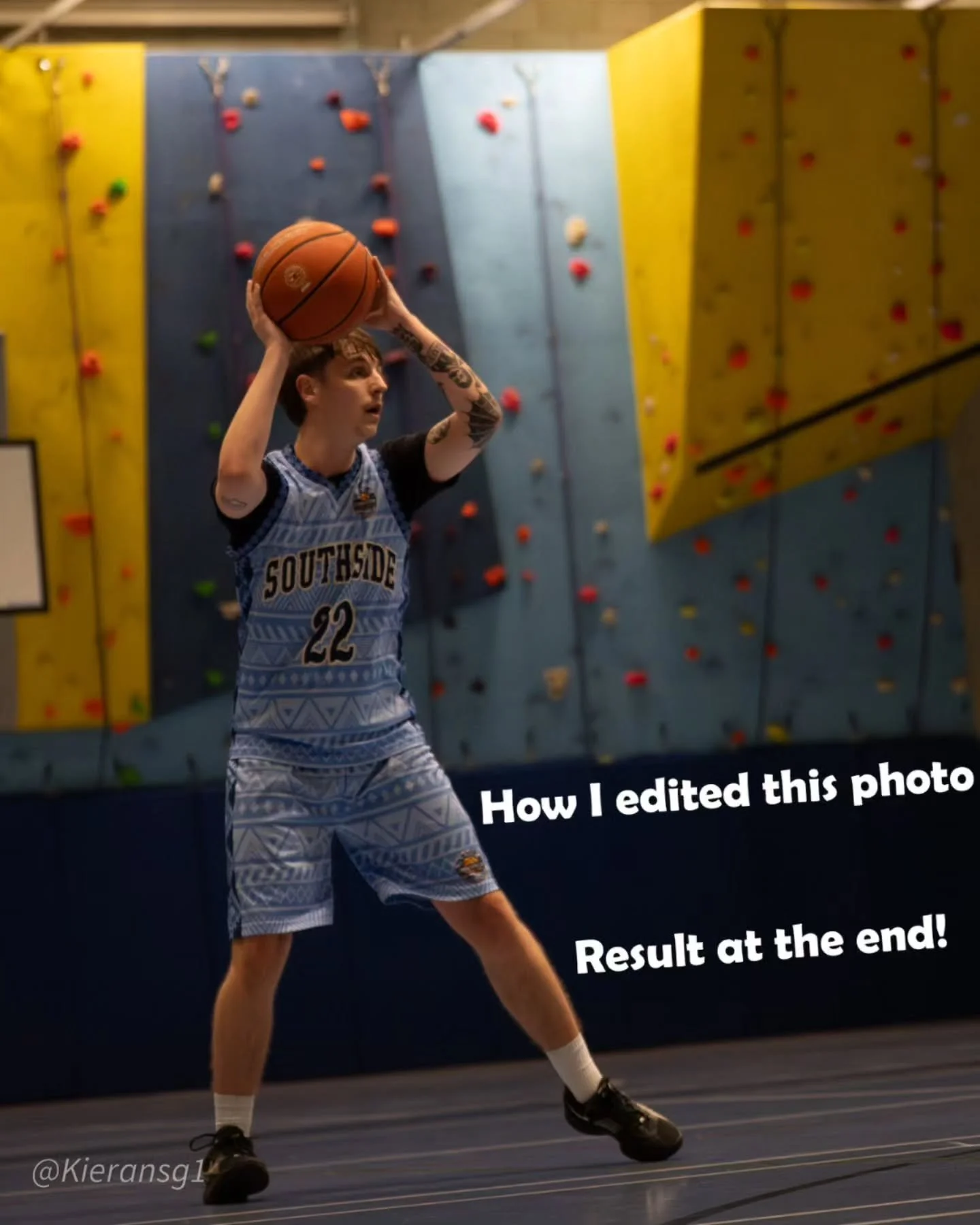 A little look at my process through editing a photo after a game!

#sonyalpha #madewithlightroom #madewithphotoshop #sportsphotography #photoediting #tutorial