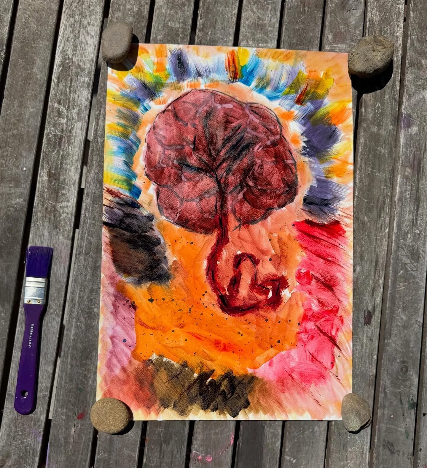 When generations come together to honor the placenta ❣️ This beauty was a mother/daughter/doula collaboration to honor the placenta of the newest member of their family. Under the morning sun on a backyard picnic table, we lit a candle and shared our