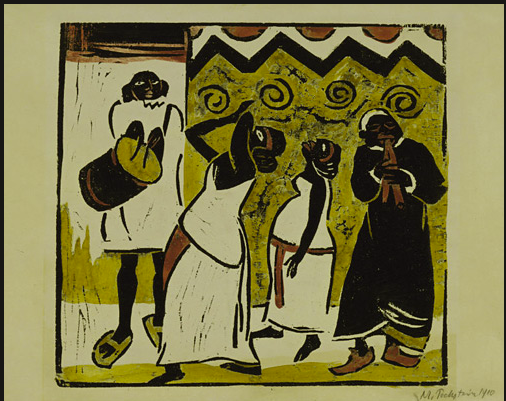 Somali Dance by Max Pechstein, 1910