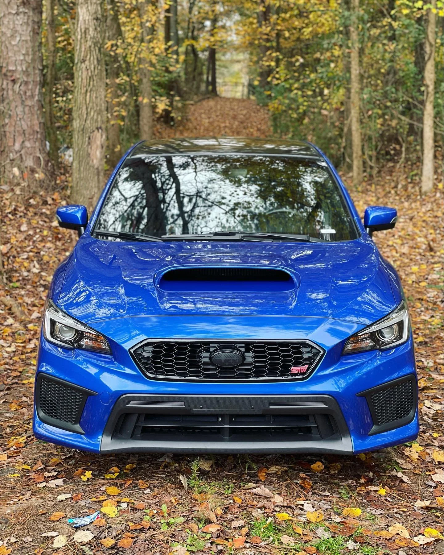 Black roof wrap on the STI #carwrap #subiegang #wraplife #carwraps #subarusti