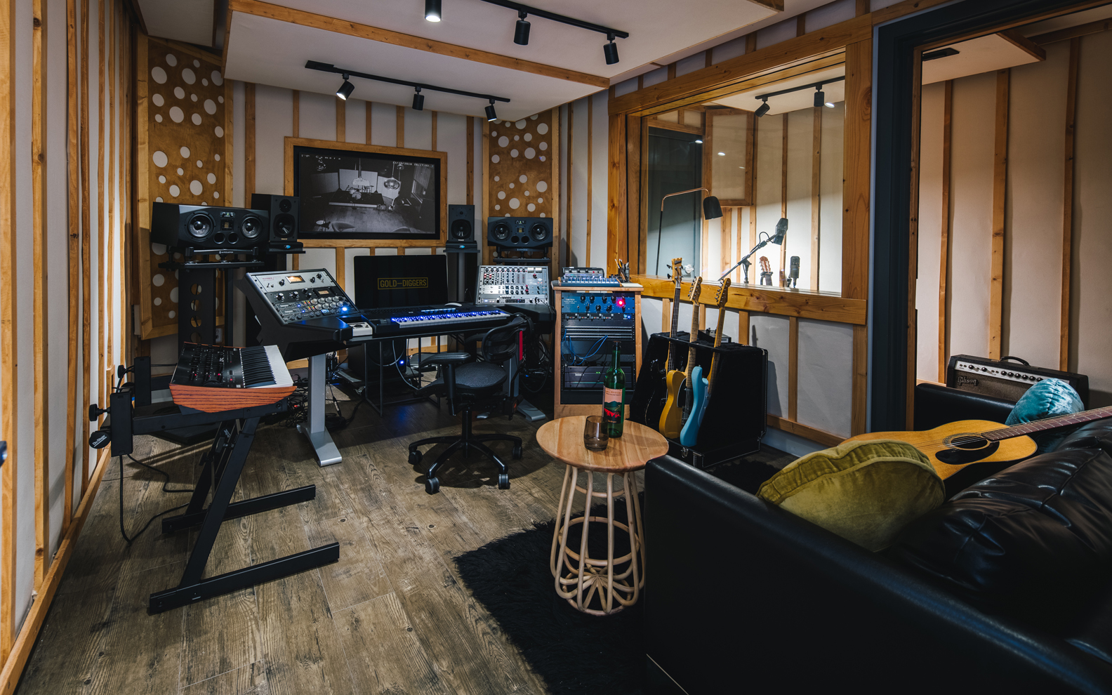 Architecture for Gold Diggers Sound recording studio in East Hollywood, recording studio