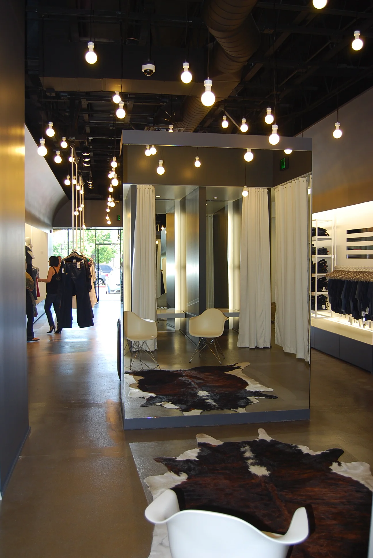 Architecture for Joe's Jeans retail outlet stores, design details