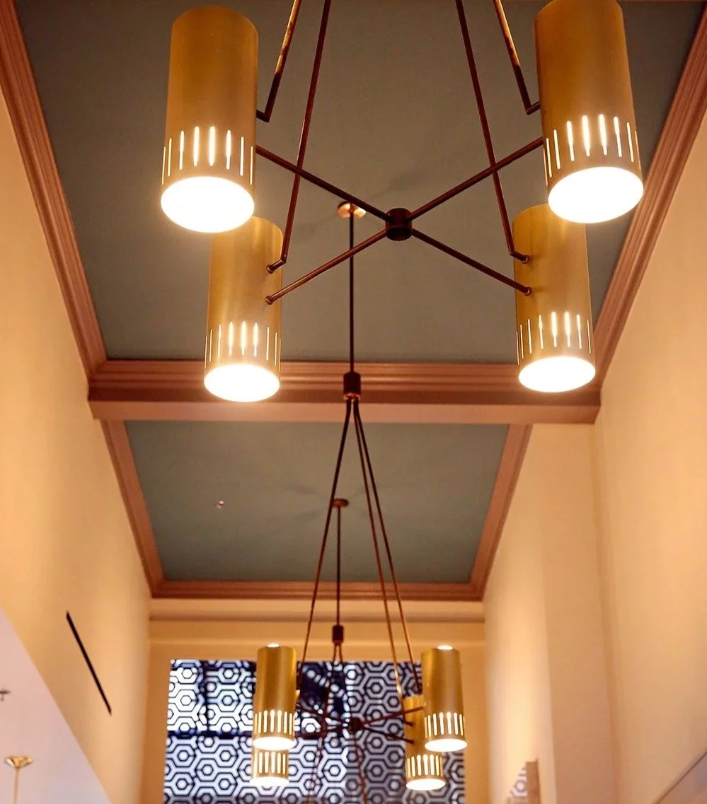 Architecture of Spring restaurant, DTLA, light fixtures
