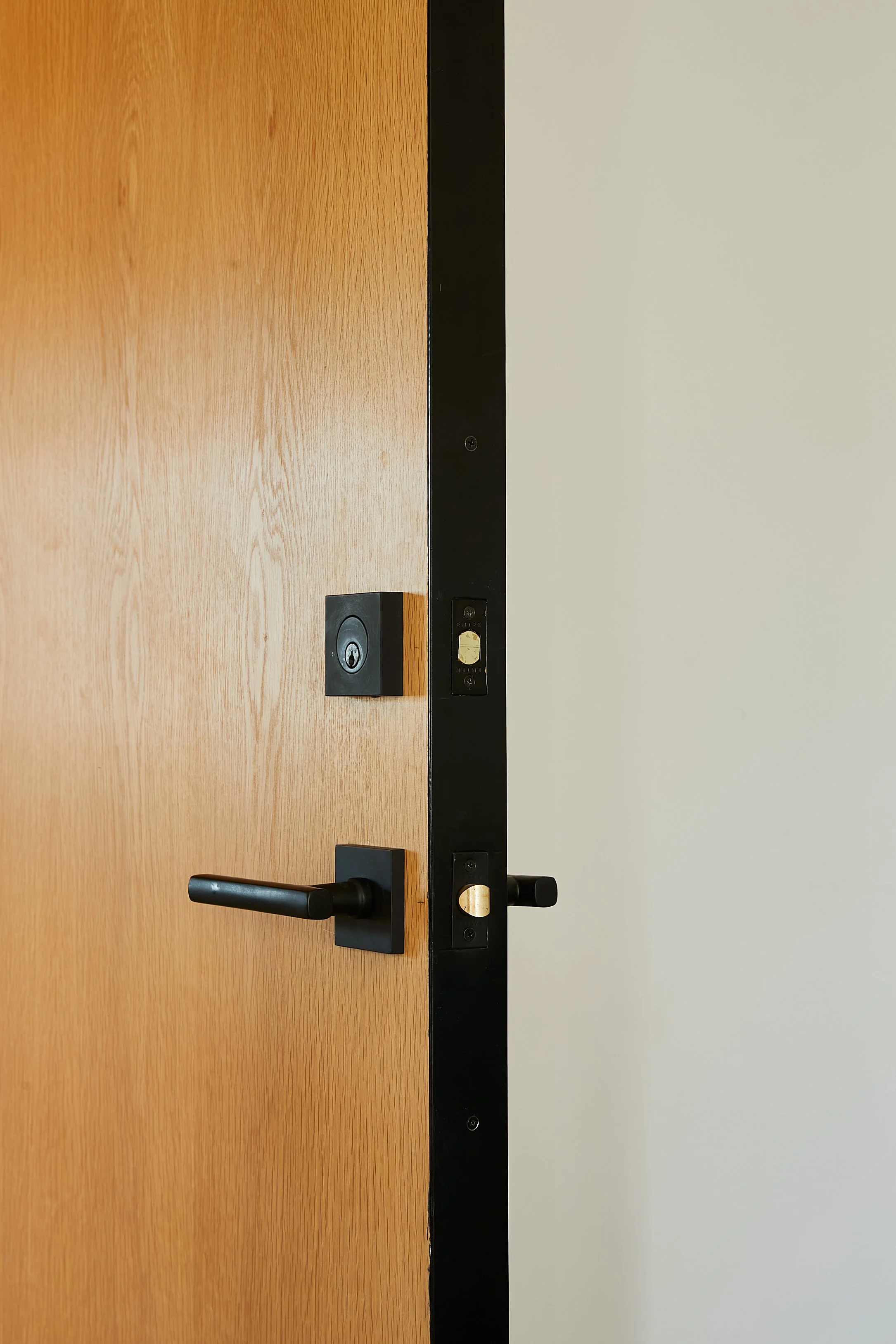 Architecture for Lazy Eye office, CMU renovation in Frogtown, door detail
