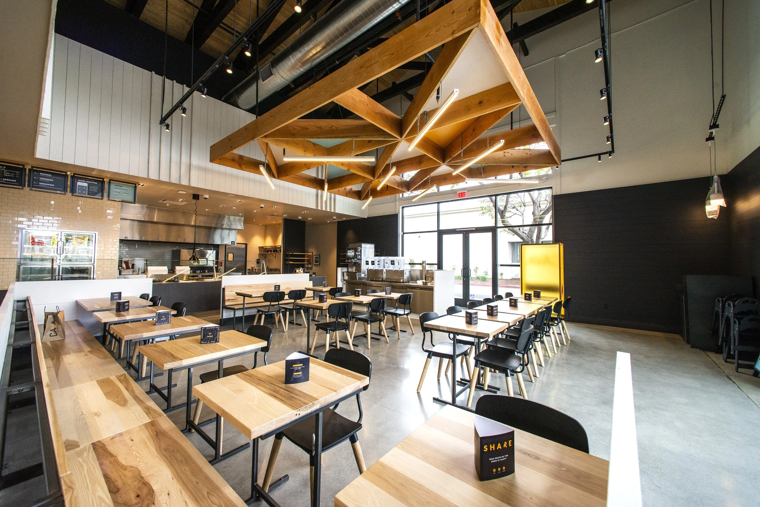 Architecture and design for Cava restaurant in Costa Mesa.