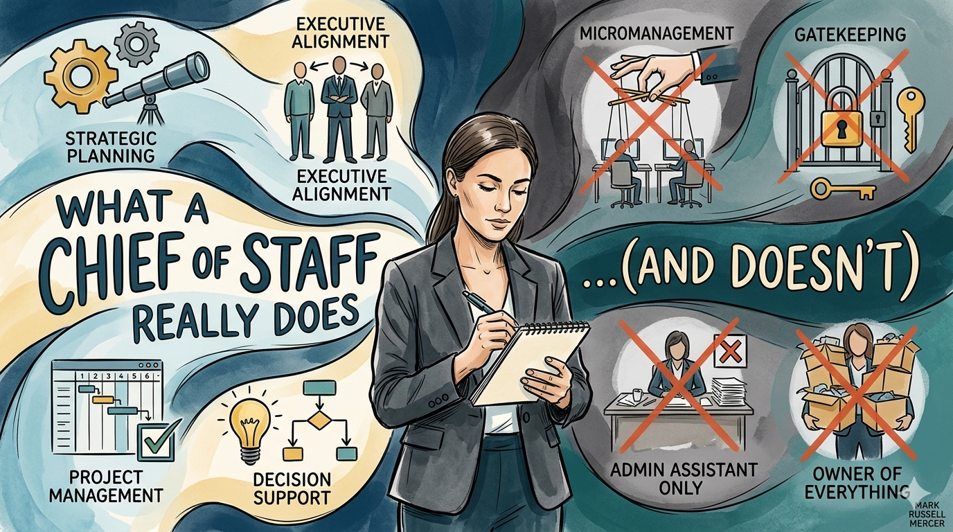 What a Chief of Staff Actually Does (And Doesn't)