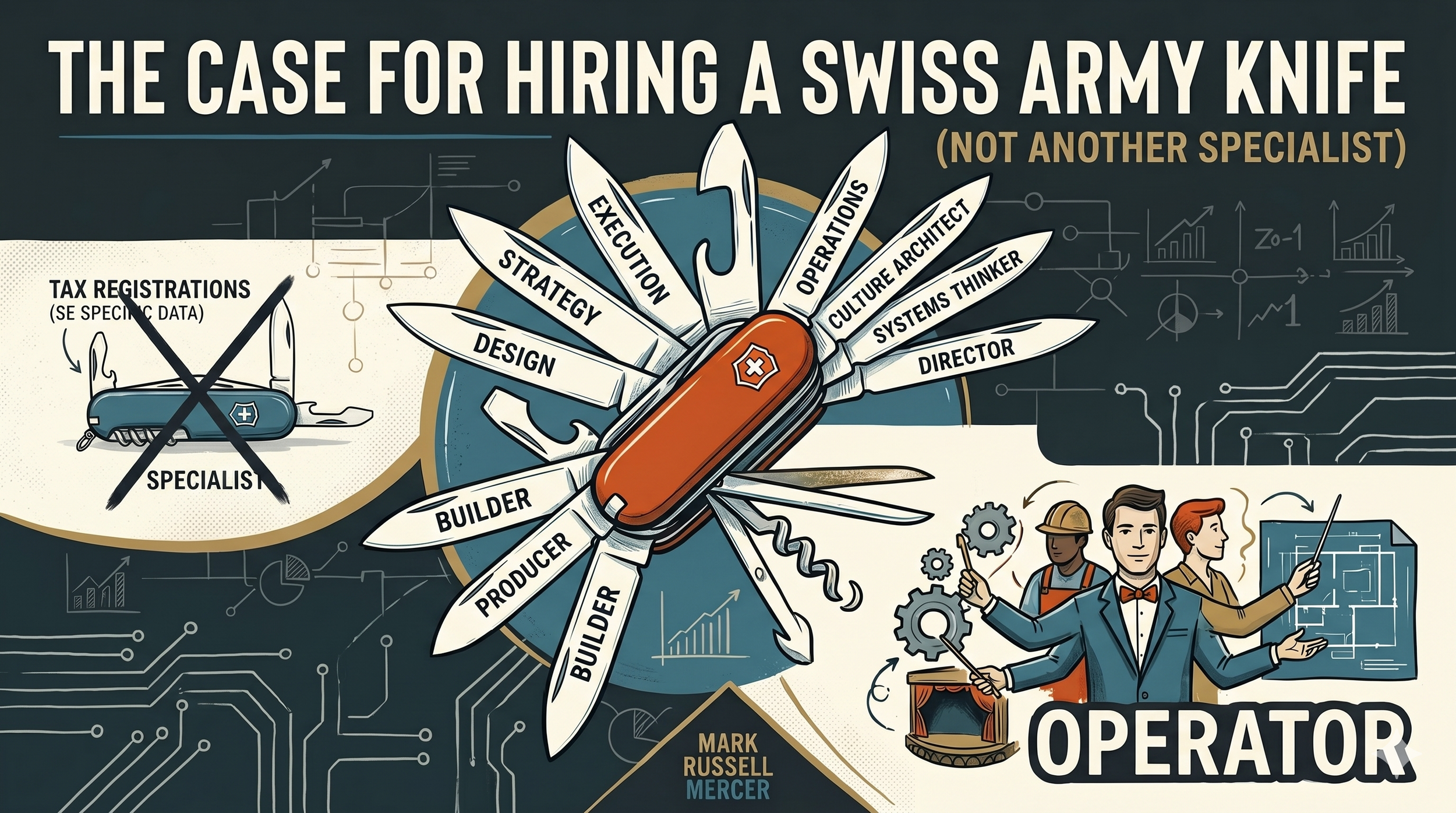 The Case for Hiring a Swiss Army Knife (Not Another Specialist)