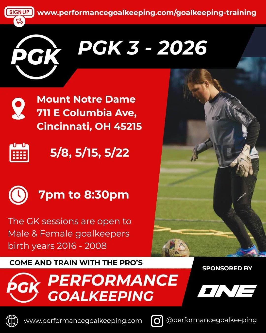 PGK 3 starts this Friday, May 8th! Come and join the pro&rsquo;s.
We have also added 3 summer weeks in June, check out the website for more information and to sign up: https://www.performancegoalkeeping.com/goalkeeping-training

#coaching #goalkeepin