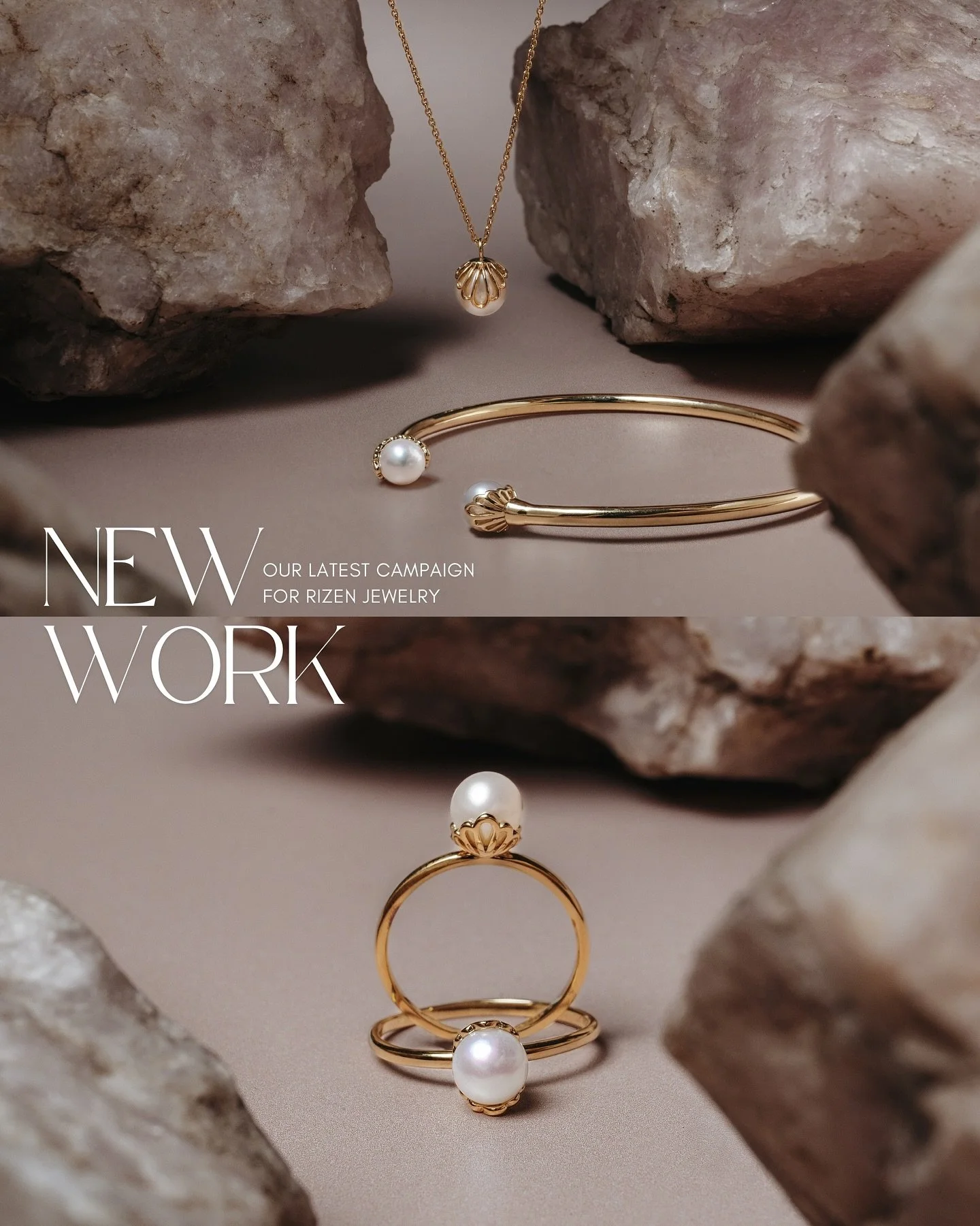 Recent work for the lovely @rizenjewelry