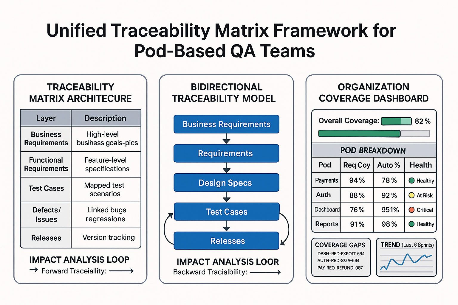 Unified Traceability Matrix Framework for Pod-Based QA Teams