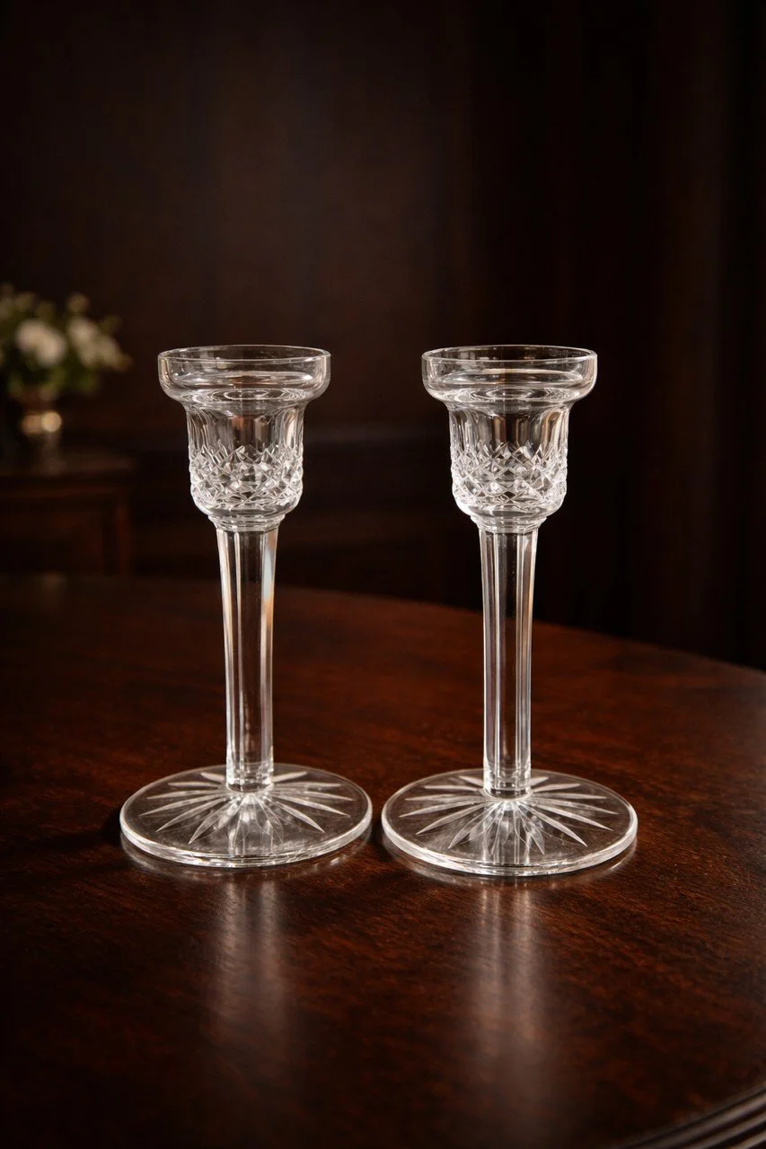 Waterford Alana Crystal Candlesticks
