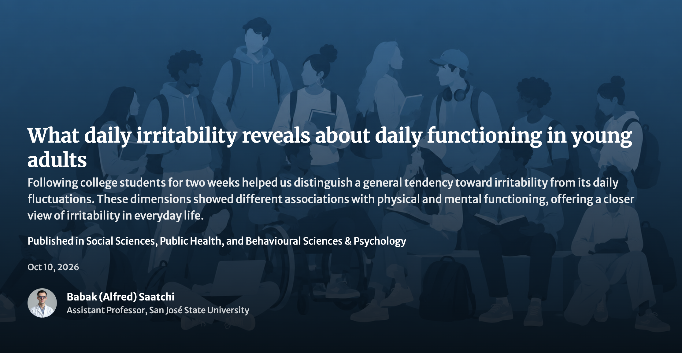 Online Blog published at Springer Nature Research Communities