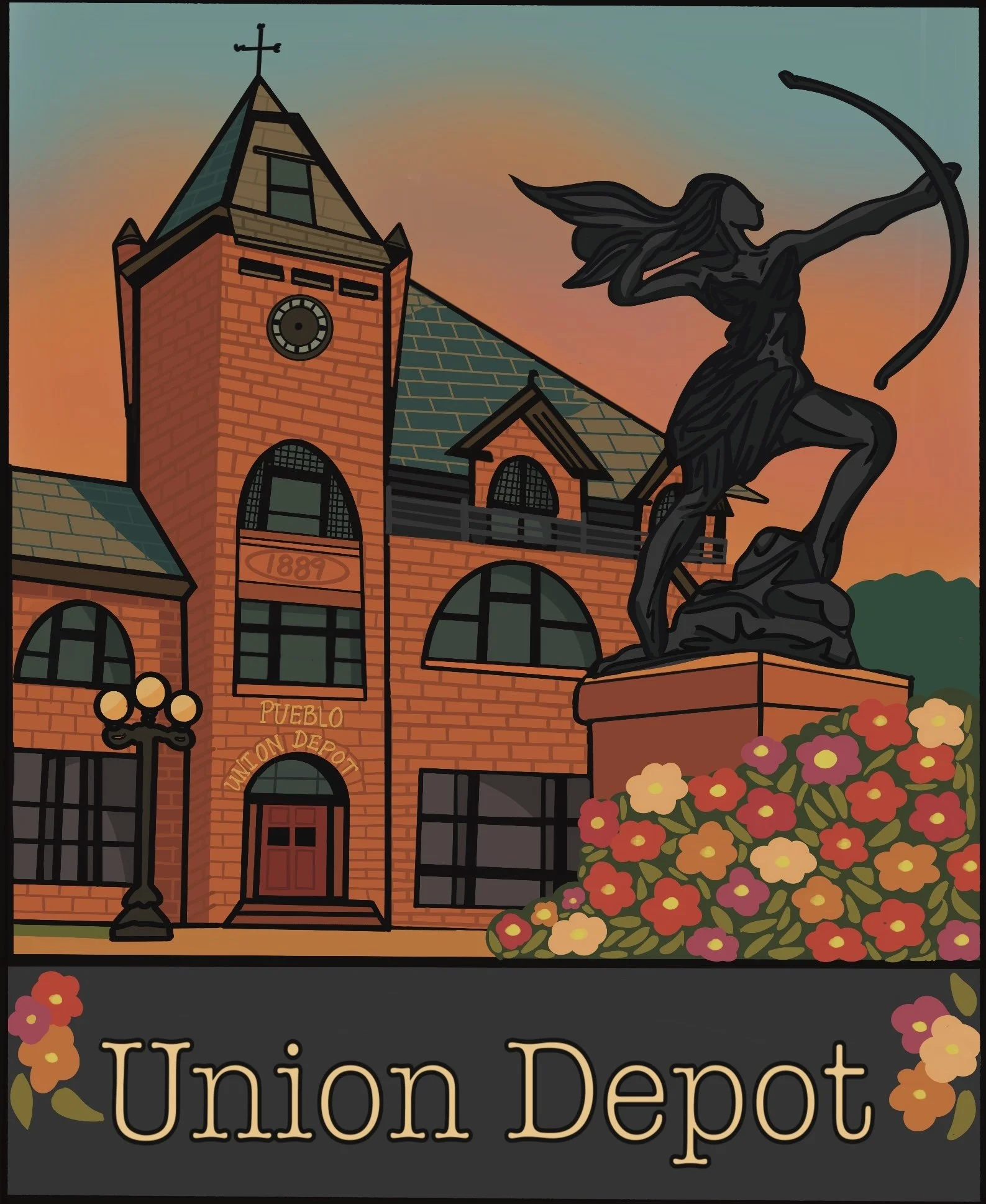 Greetings from Pueblo Stickers