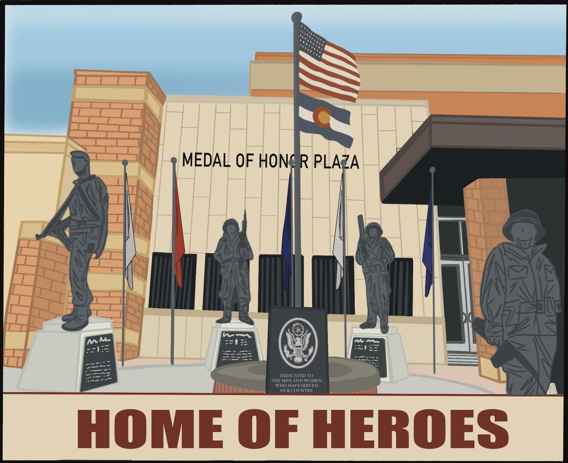 Greetings from Pueblo Stickers