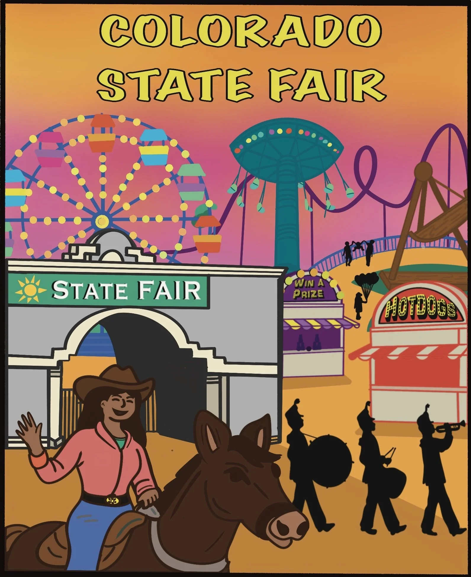 Greetings from Pueblo Stickers