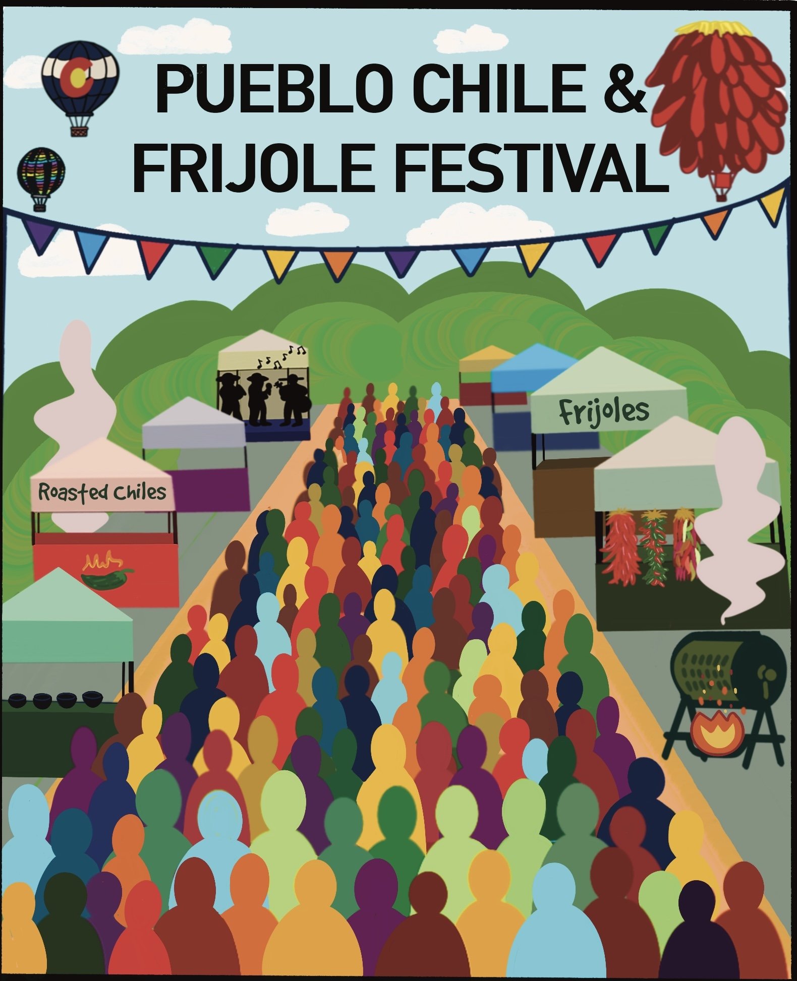 Greetings from Pueblo Stickers