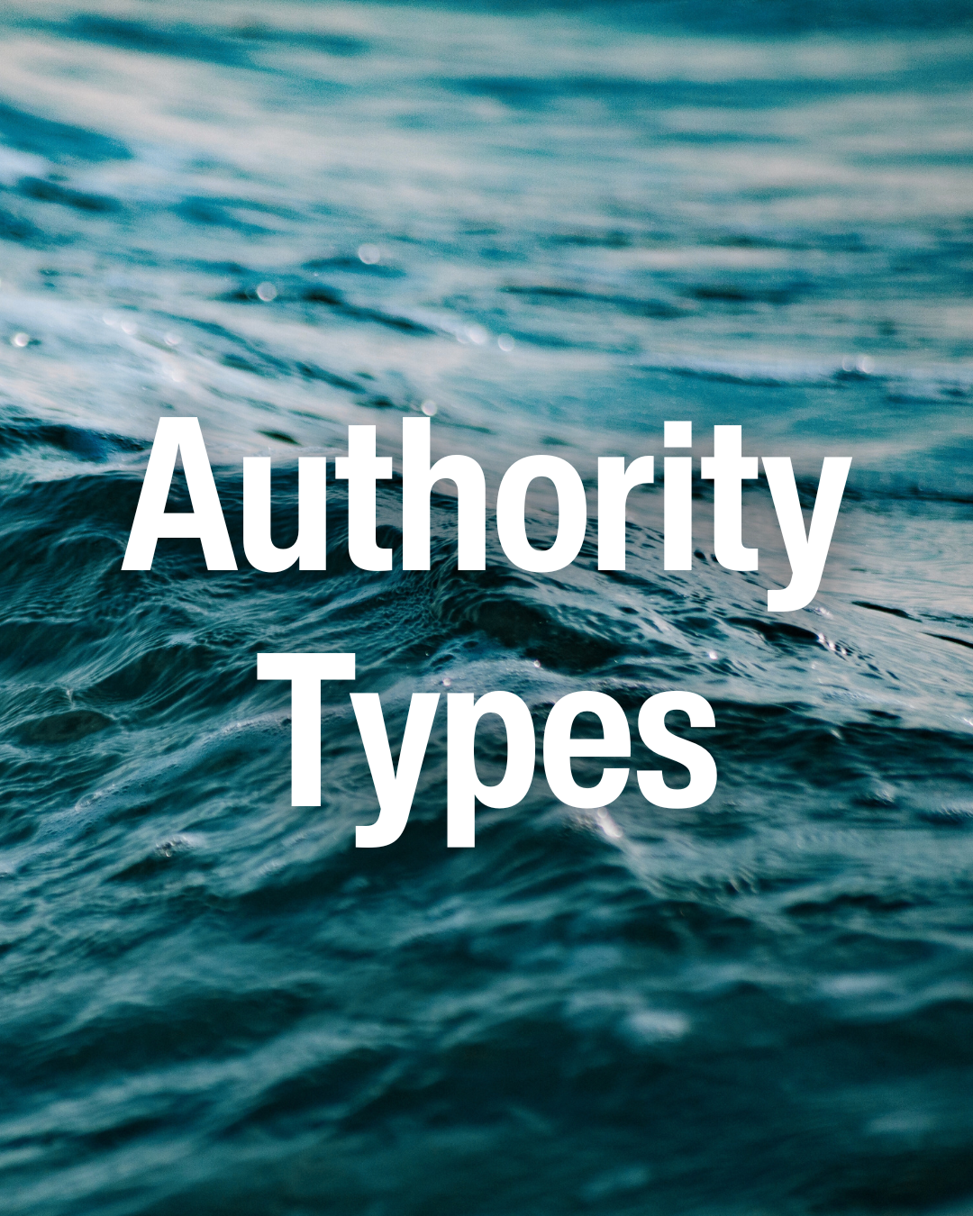 Authority Types