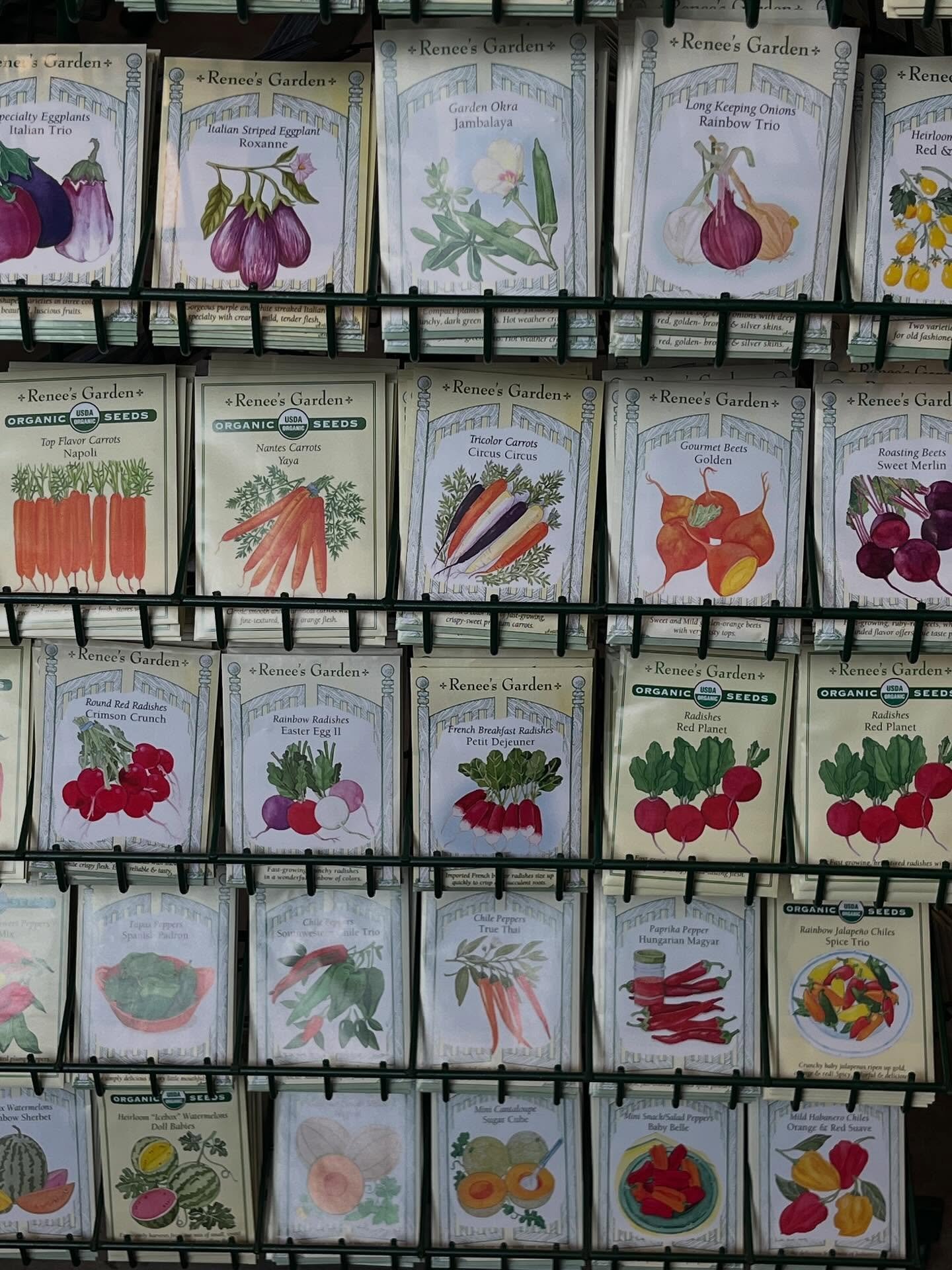 Looking for the perfect snow day activity? How about planning your garden! Our seeds for the 2026 season just arrived and we&rsquo;ve got tons of variety in both veggie and cut flowers. Come peruse the selection and cozy up with a cup of coffee to do