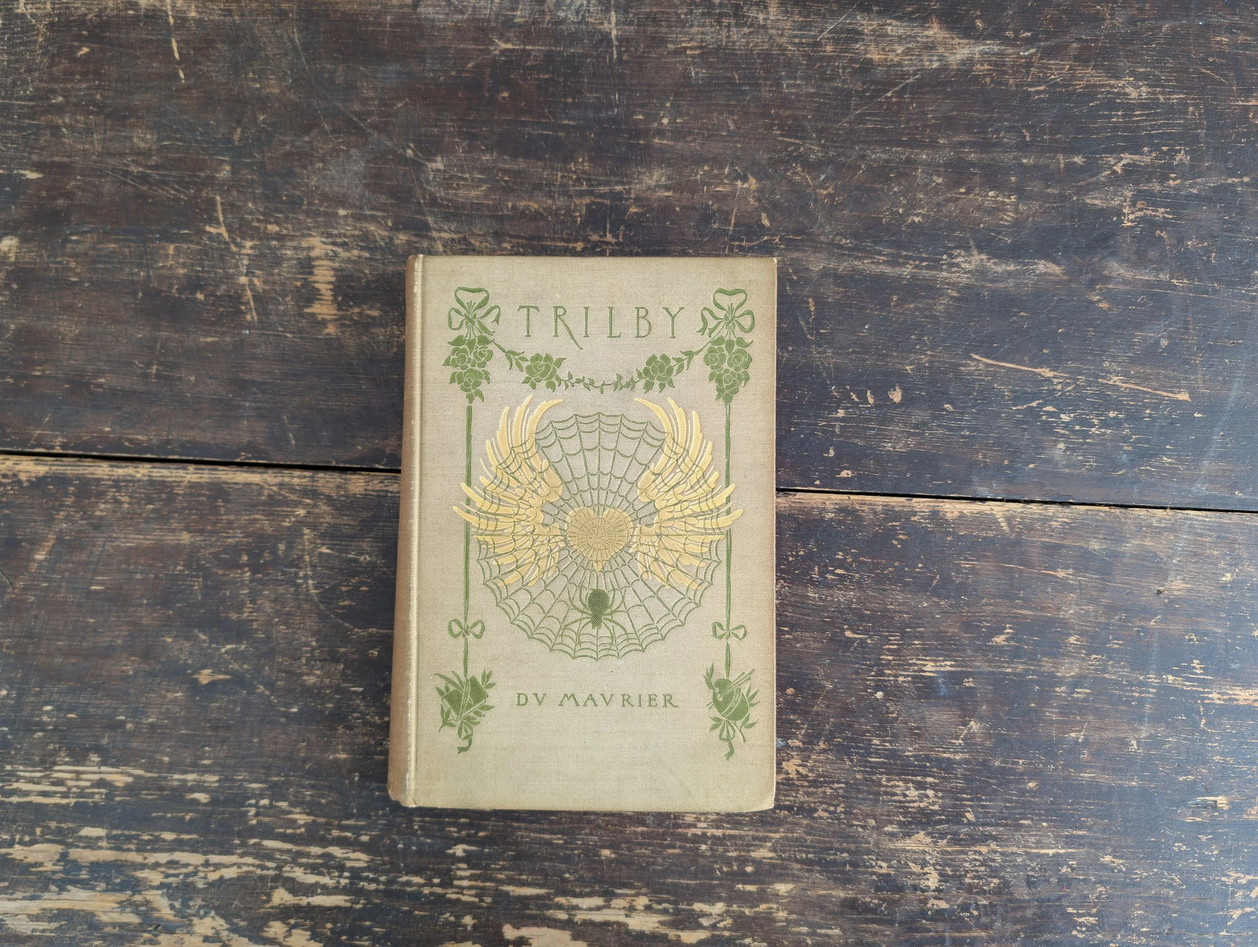 Antique (1894 - First American Edition) Trilby by George Du Maurier - Illustrated By Author.