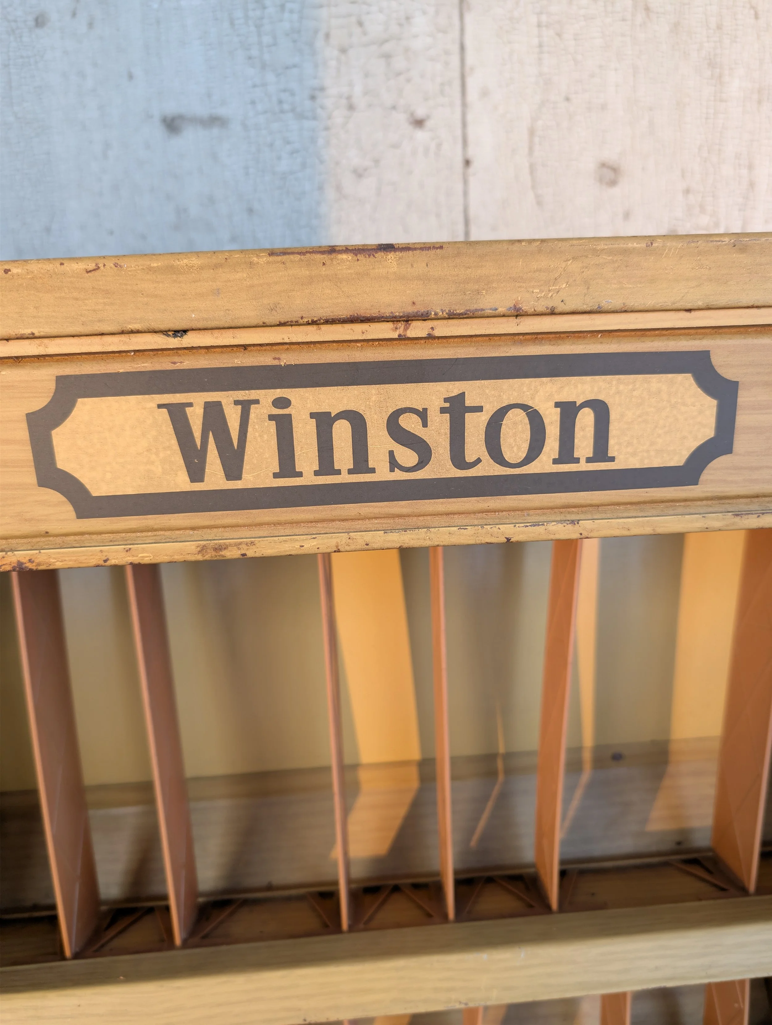 Vintage (1970s) Metal Winston Cigarette Store Display Rack.
