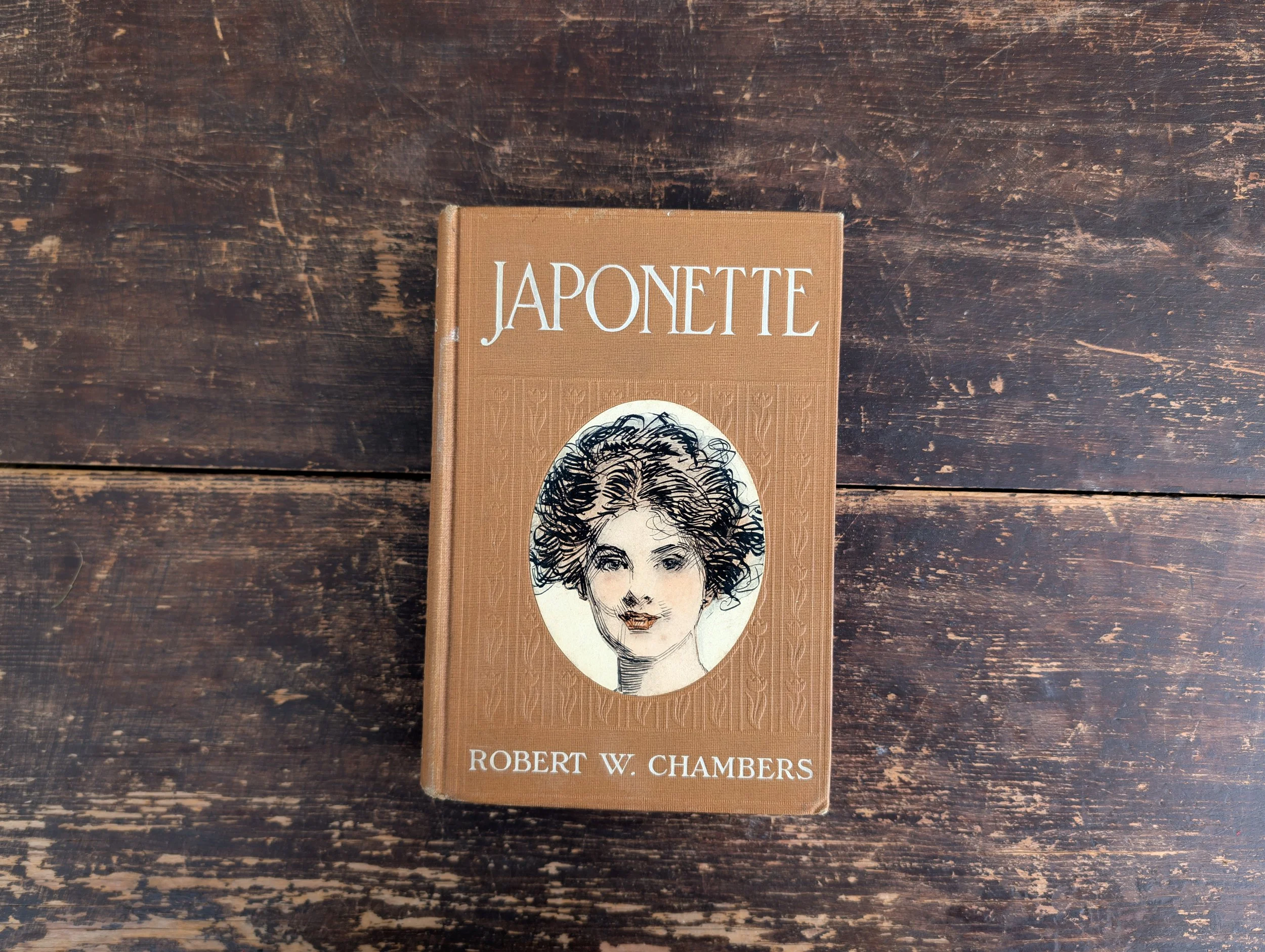 Antique (1912- First Edition) Japonette by Robert W. Chambers - Illustrated by Charles Dana Gibson.