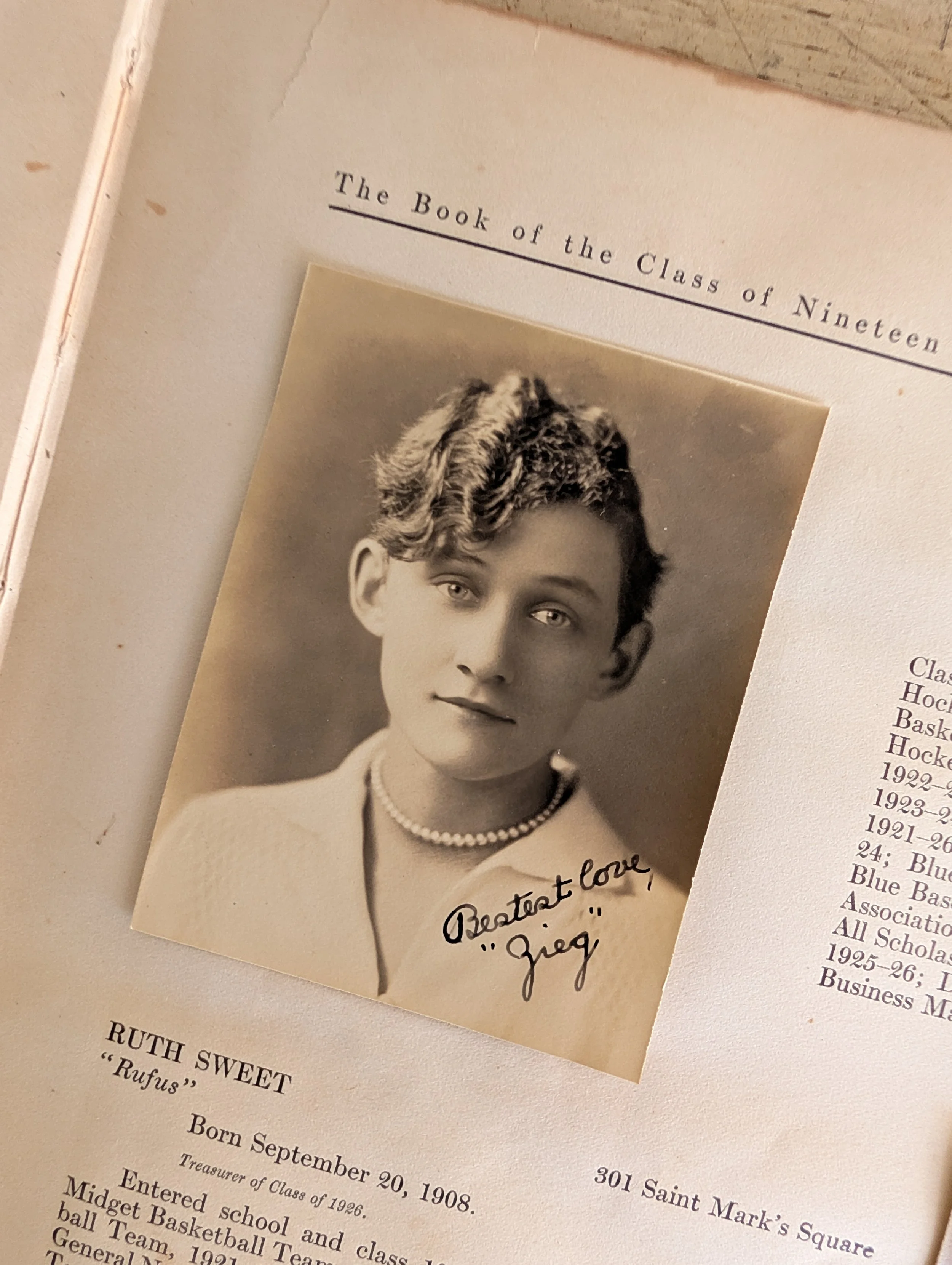 Antique (1926) Year Book for the Senior Graduating Class of The Agnes Irwin School.