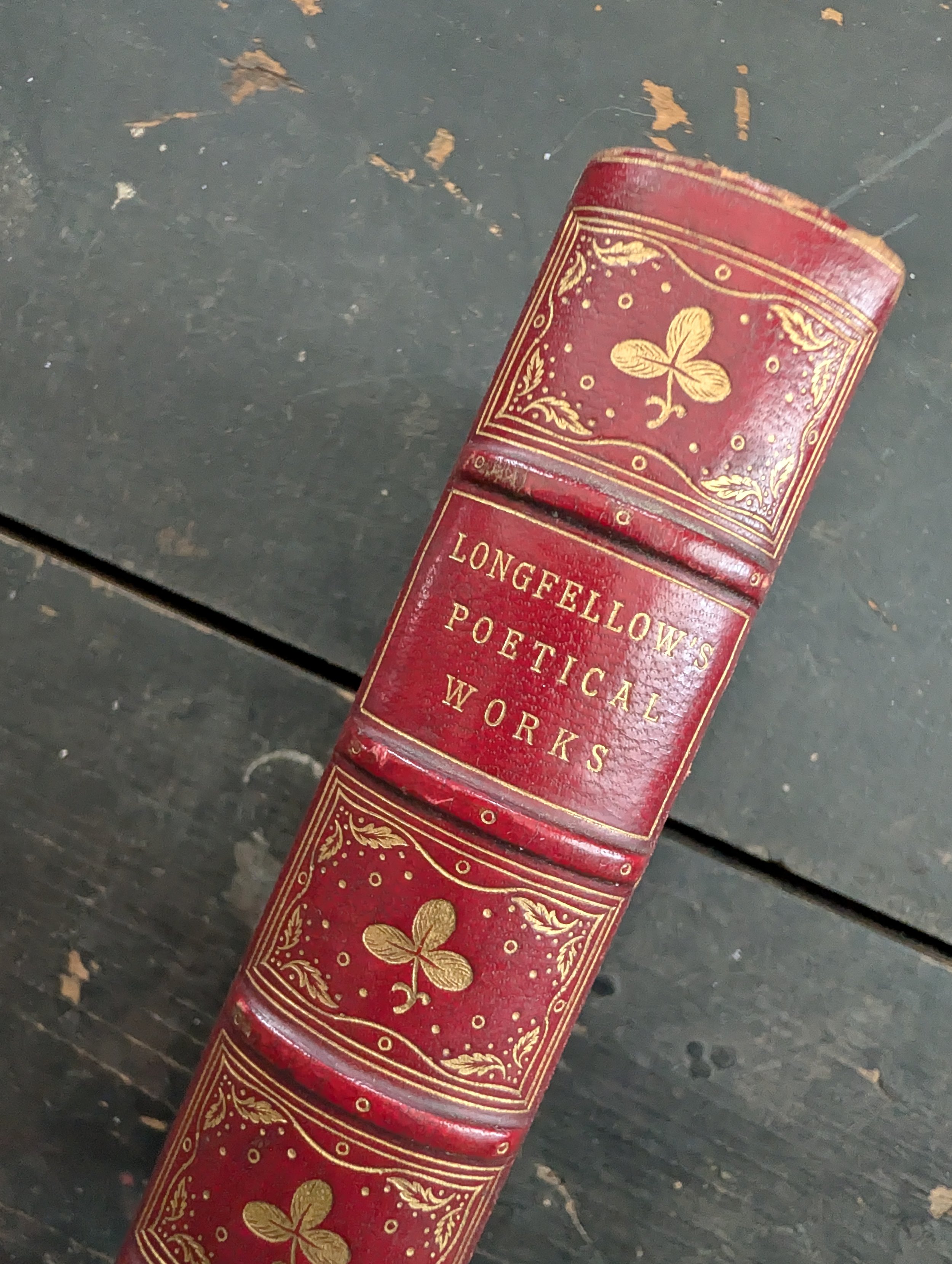 Antique (1896) MISPRINT The Complete Poetical Works of James Russel Lowell - Cambridge Edition.