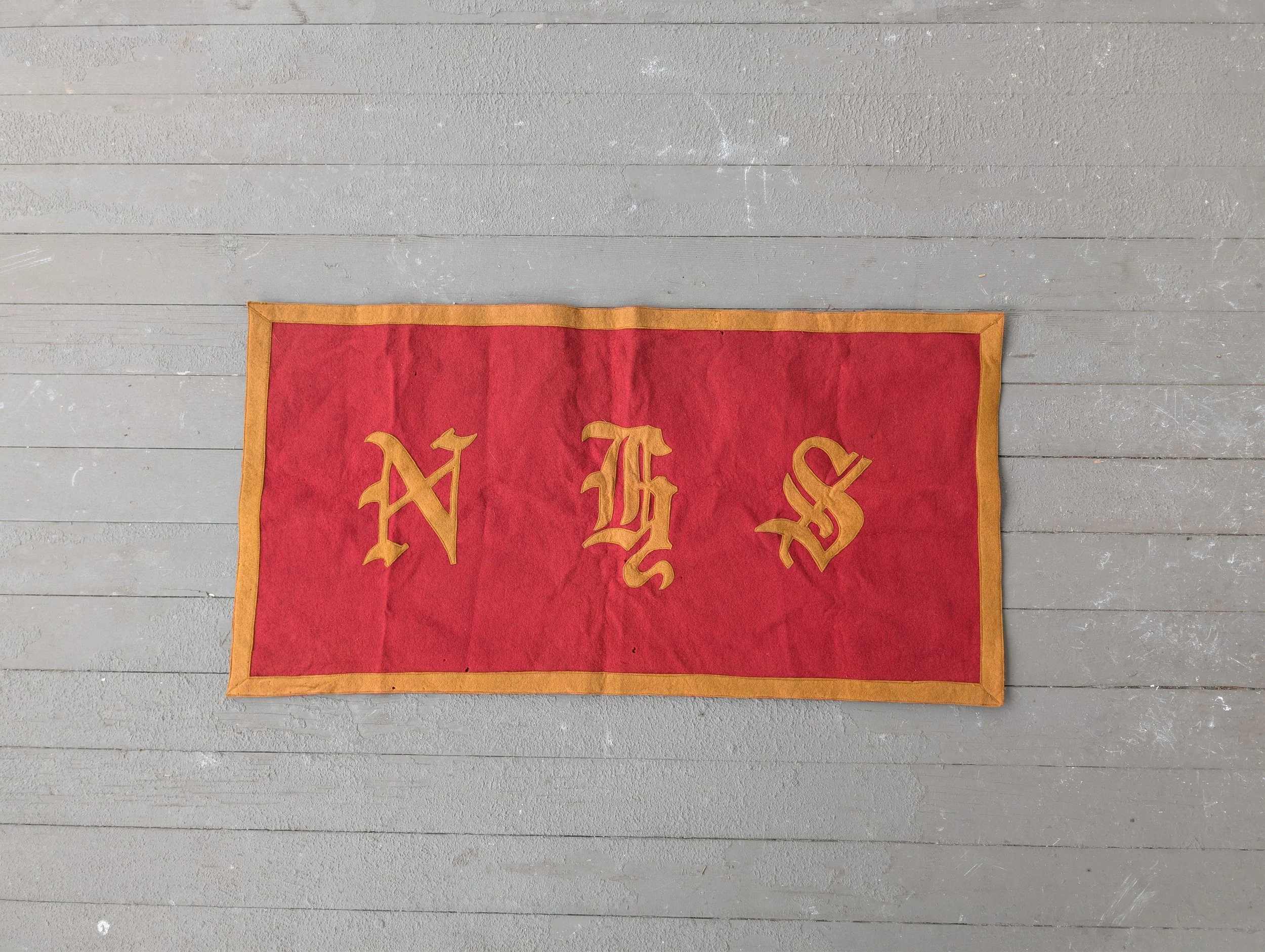 Vintage (1950's) "NHS" Pennant.